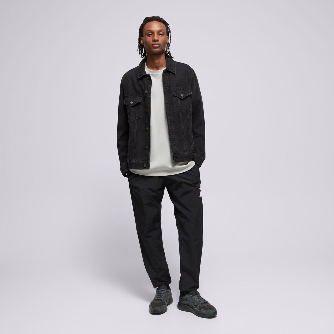 Spodnie dresowe męskie REEBOK SPODNIE CL VECTOR TRACKPANT 100031183 kolor czarny