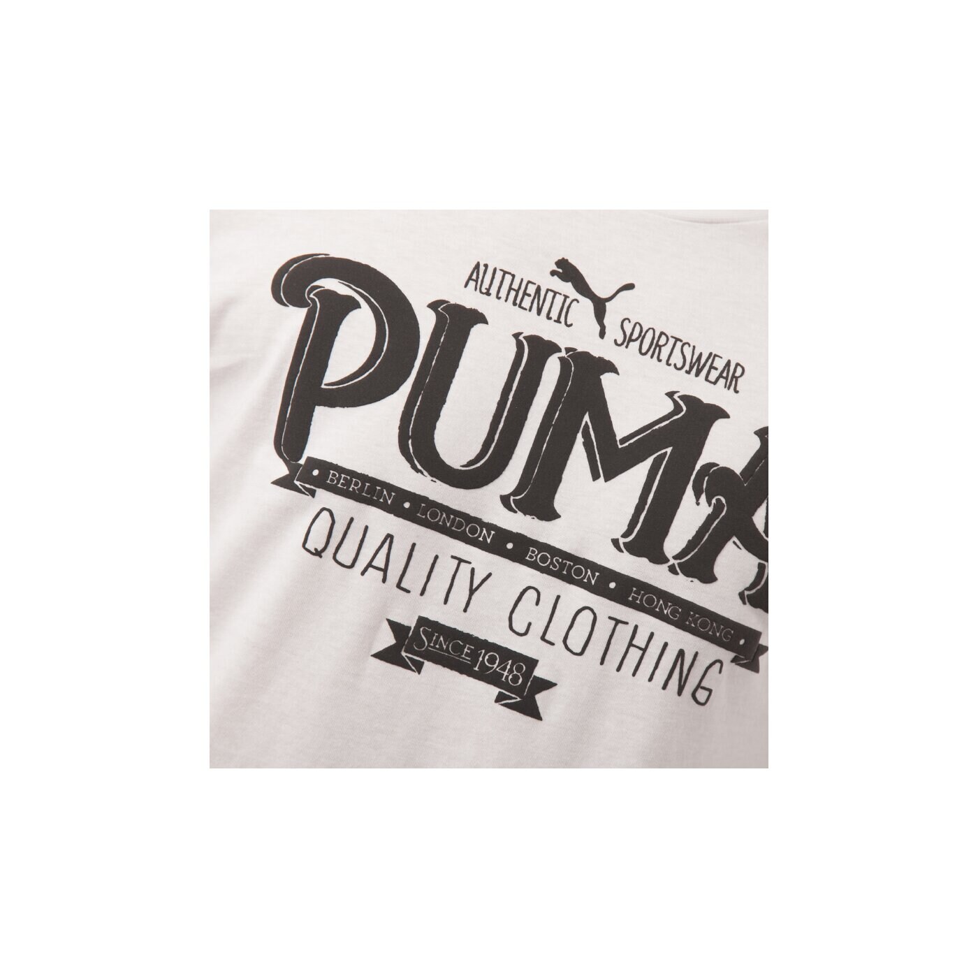 Koszulka męska PUMA T-SHIRT FONT TEE 83243002 kolor biały