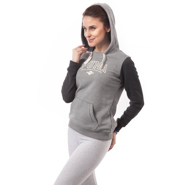 Bluza damska PUMA BLUZA STYLE ATHL HOODIE 83213904 kolor szary