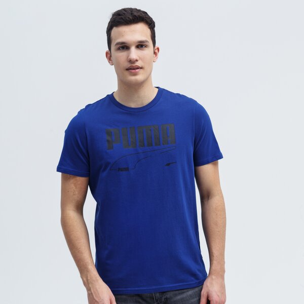 Koszulka męska PUMA T-SHIRT REBEL 585738 12 kolor granatowy