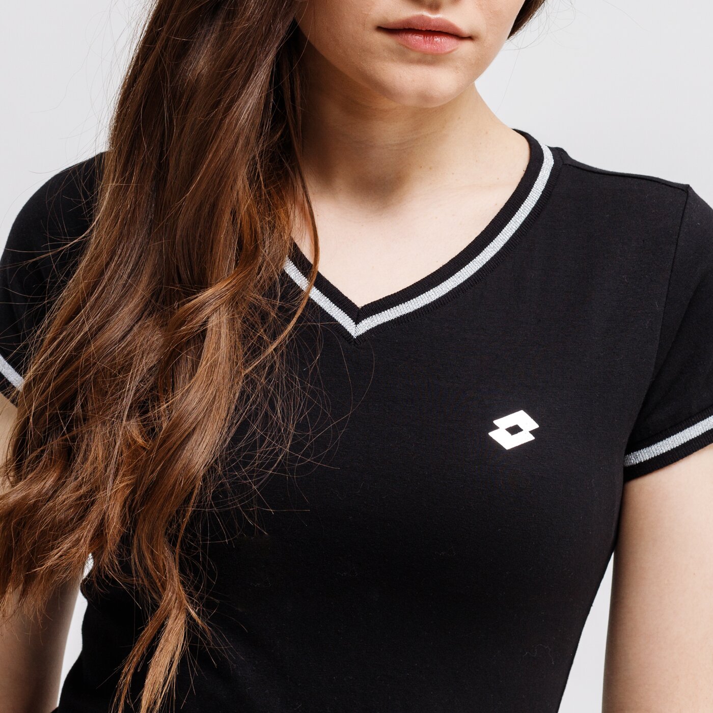 Koszulka damska LOTTO T-SHIRT NATASHA lo121tsd45001 kolor czarny