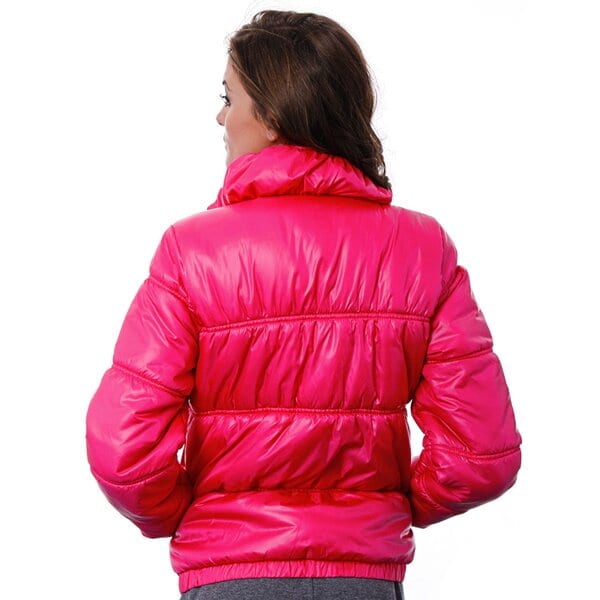 Kurtka zimowa damska ADIDAS KURTKA PADDED JKT w68839 kolor różowy