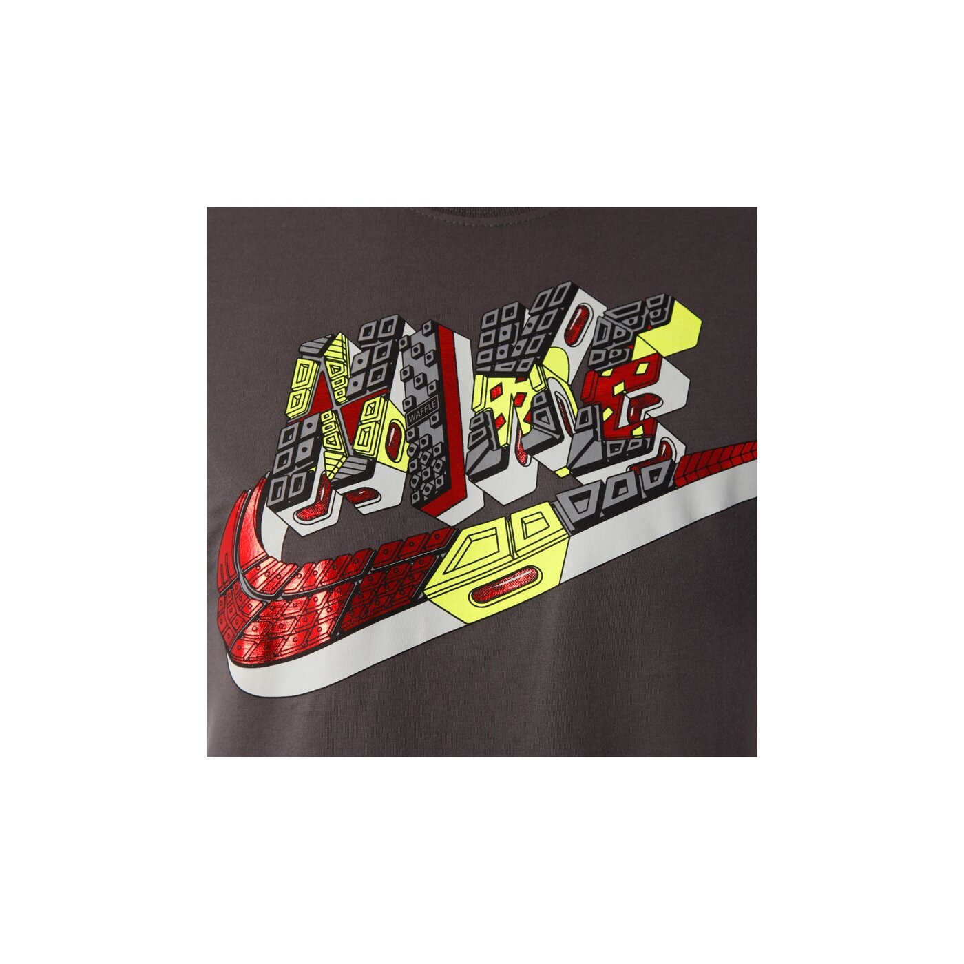 Koszulka męska NIKE T-SHIRT FUTURA SOLES 525052021 kolor szary