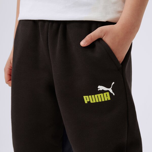 Spodnie dziecięce PUMA SPODNIE ESS+ 2 COL LOGO PANTS FL CL B 586988 59 kolor czarny