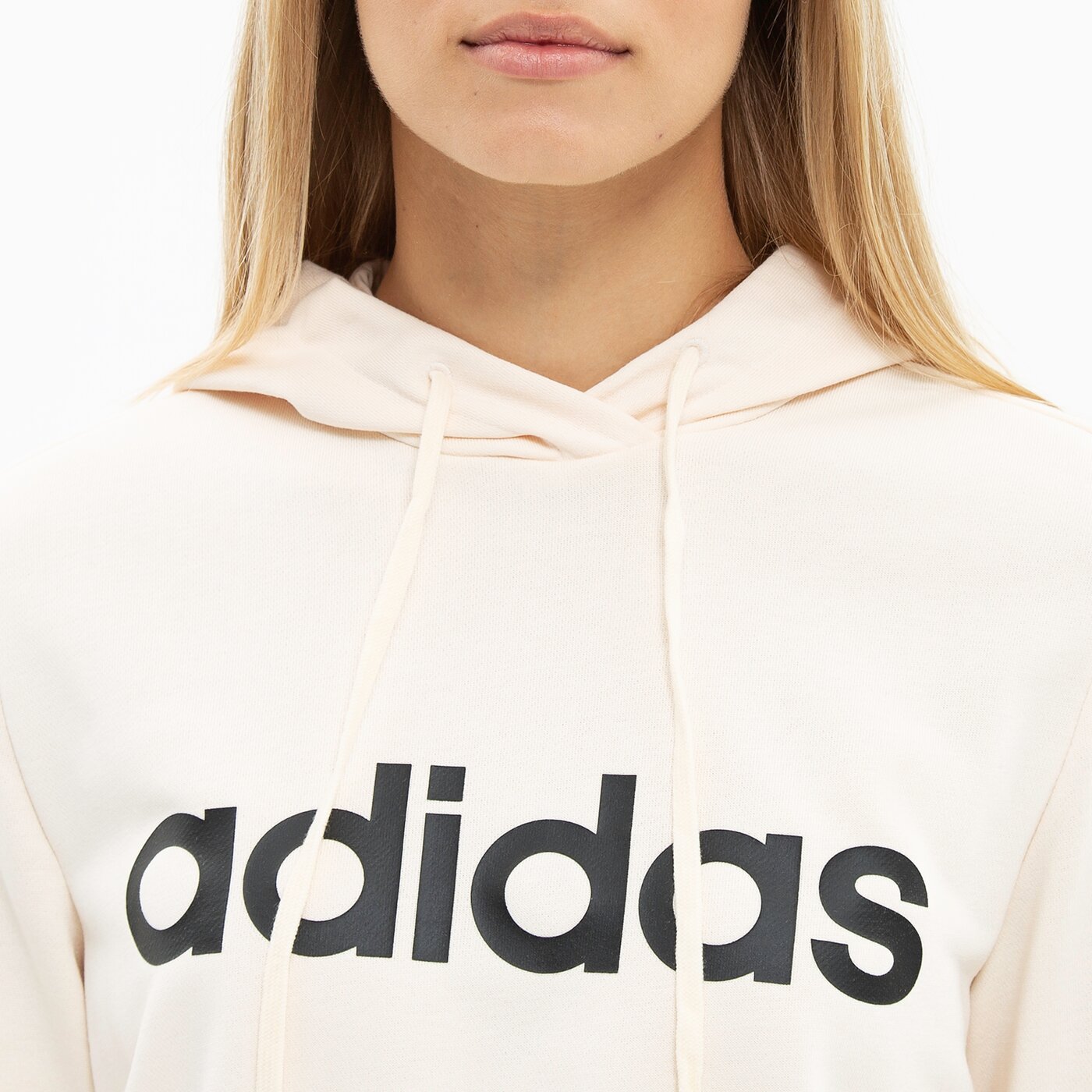 Bluza damska ADIDAS BLUZA Z KAPTUREM W LIN FT HD hl2159 kolor beżowy
