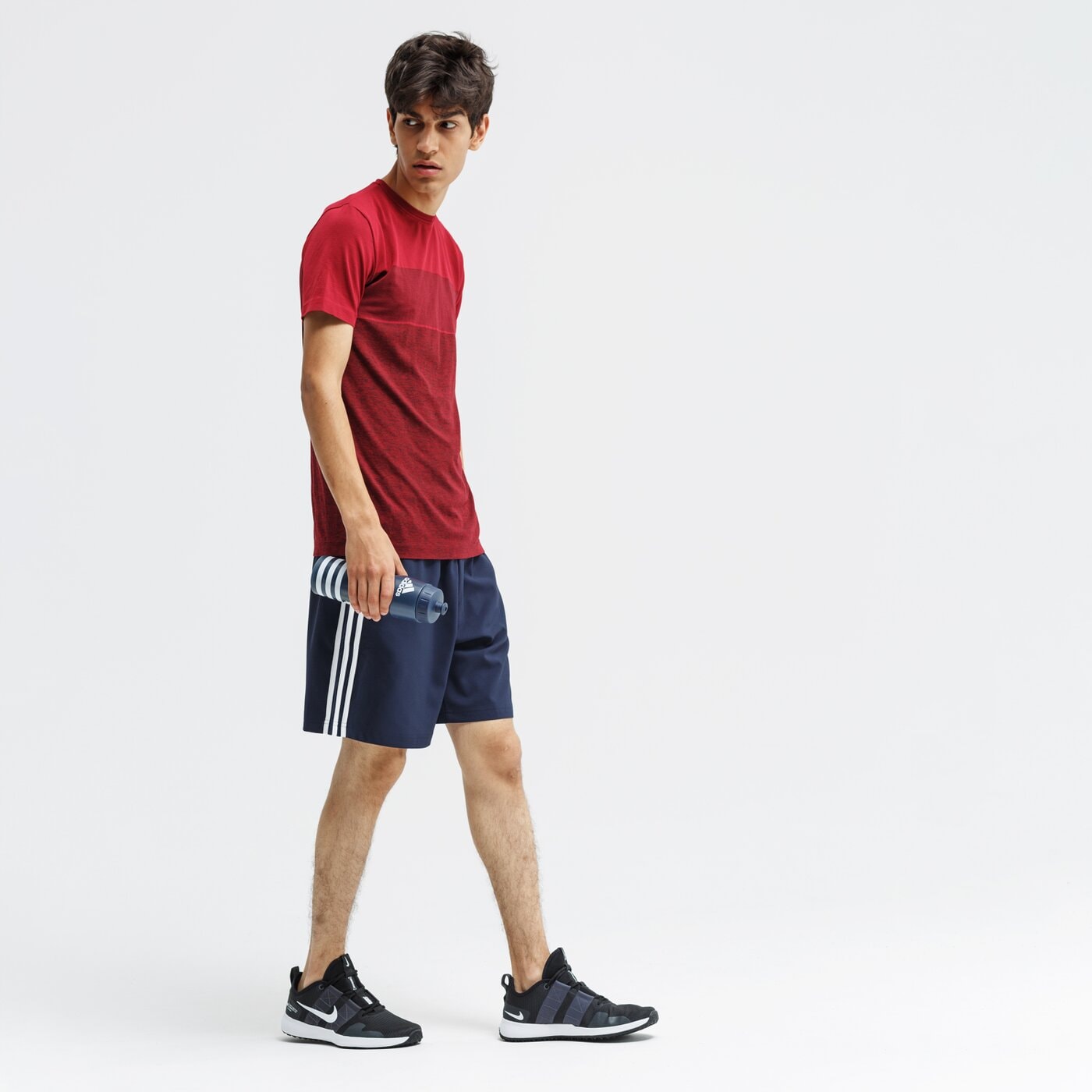 Koszulka męska LOTTO T-SHIRT SS VABENE SML 211430-26l kolor czerwony