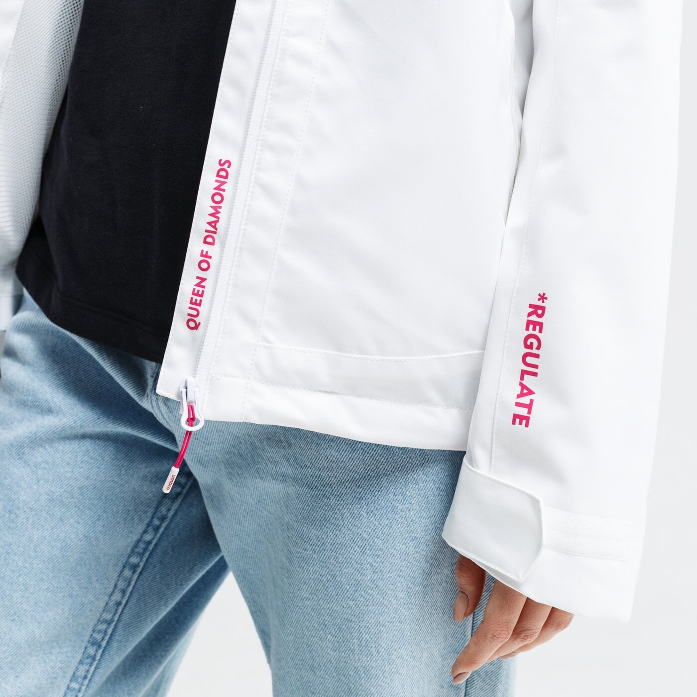 Kurtka przejściowa damska UMBRO KURTKA BENINA ul120kud02001 kolor biały