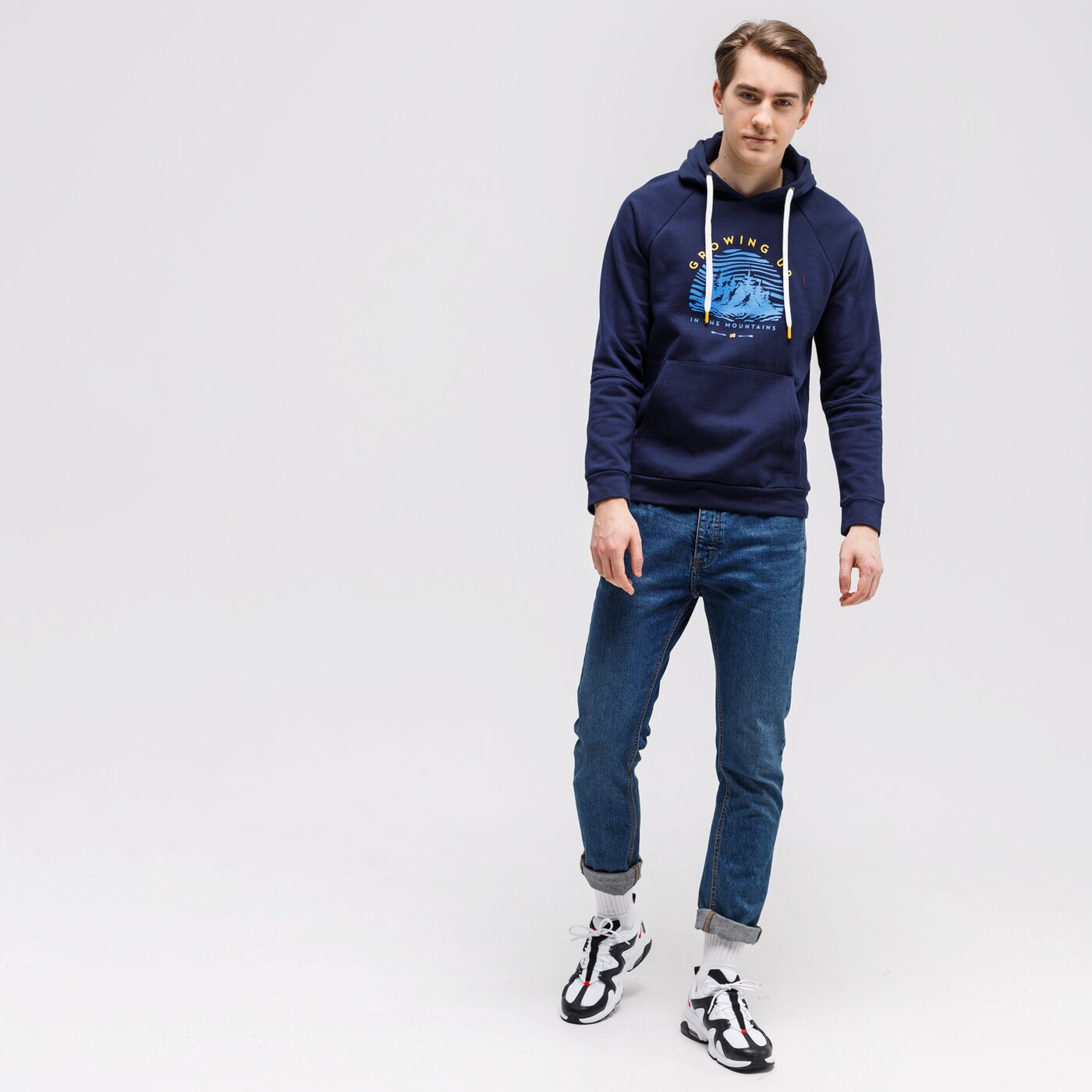 Bluza męska UP8 BLUZA Z KAPTUREM MATTISON up121blm32001 kolor granatowy