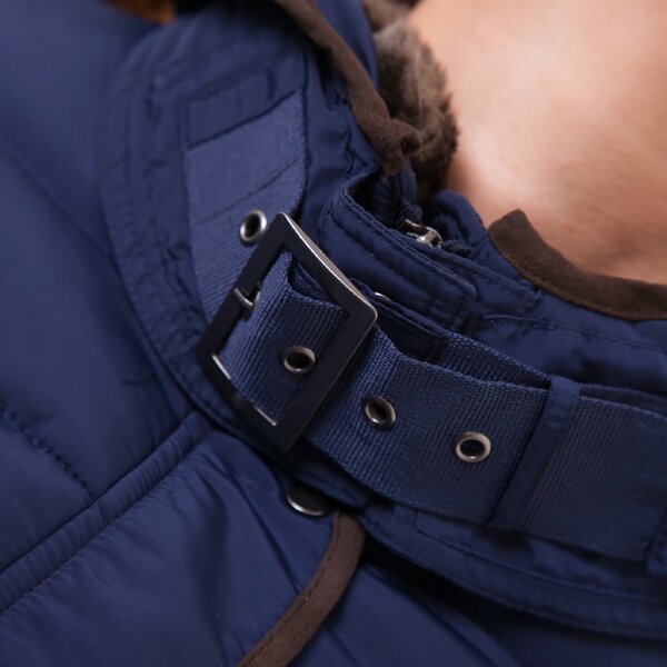 Kurtka zimowa damska CONFRONT KURTKA KITA cf34kud04001 kolor granatowy