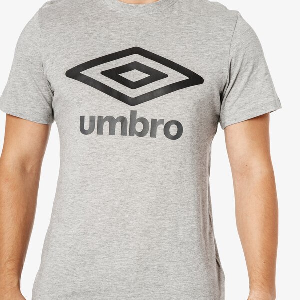 Koszulka męska UMBRO T-SHIRT SS LARGE LOGO 65470u-hex kolor szary