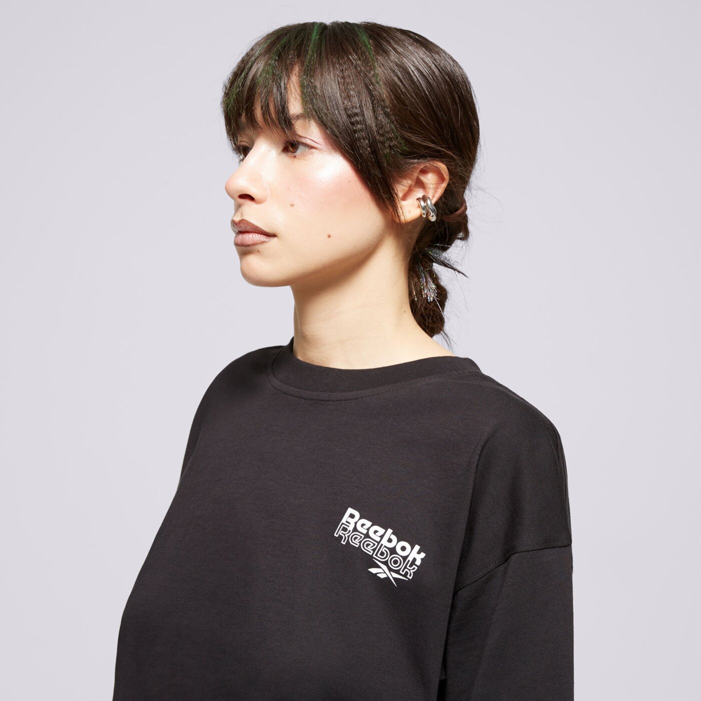 Koszulka damska REEBOK T-SHIRT RIE TEE 100075953 kolor czarny