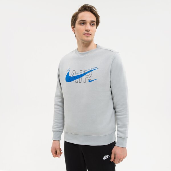 Bluza męska NIKE BLUZA M NSW CREW PRNT PACK BB dd9699-077 kolor szary