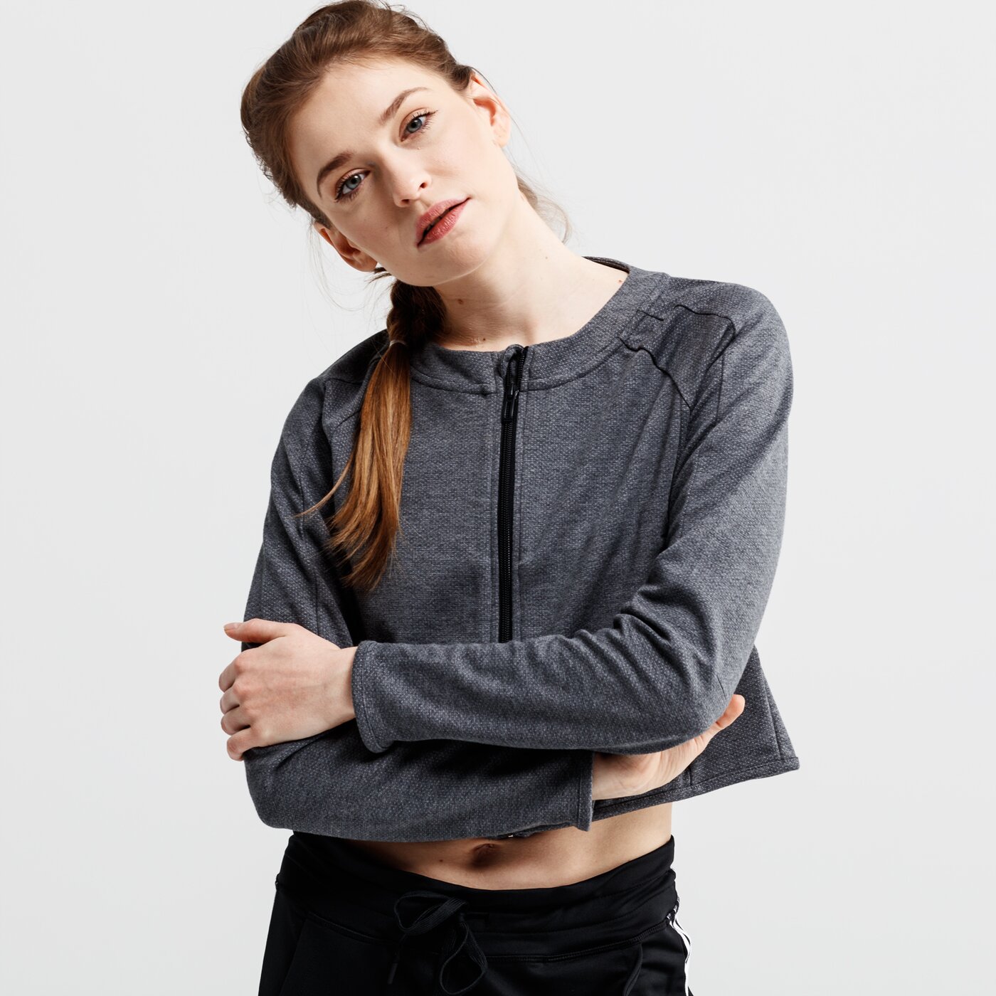 Bluza damska ADIDAS BLUZA D2M TRACK ds8717 kolor szary