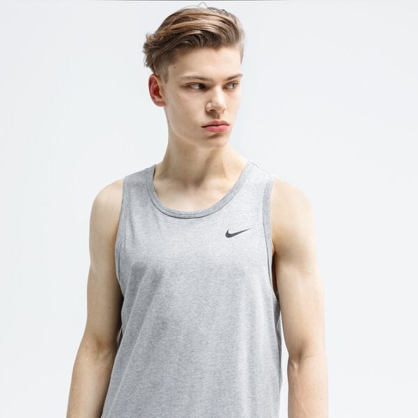 Tank top męski NIKE TANK M NK DRY DFC SOLID ar6069-063 kolor szary