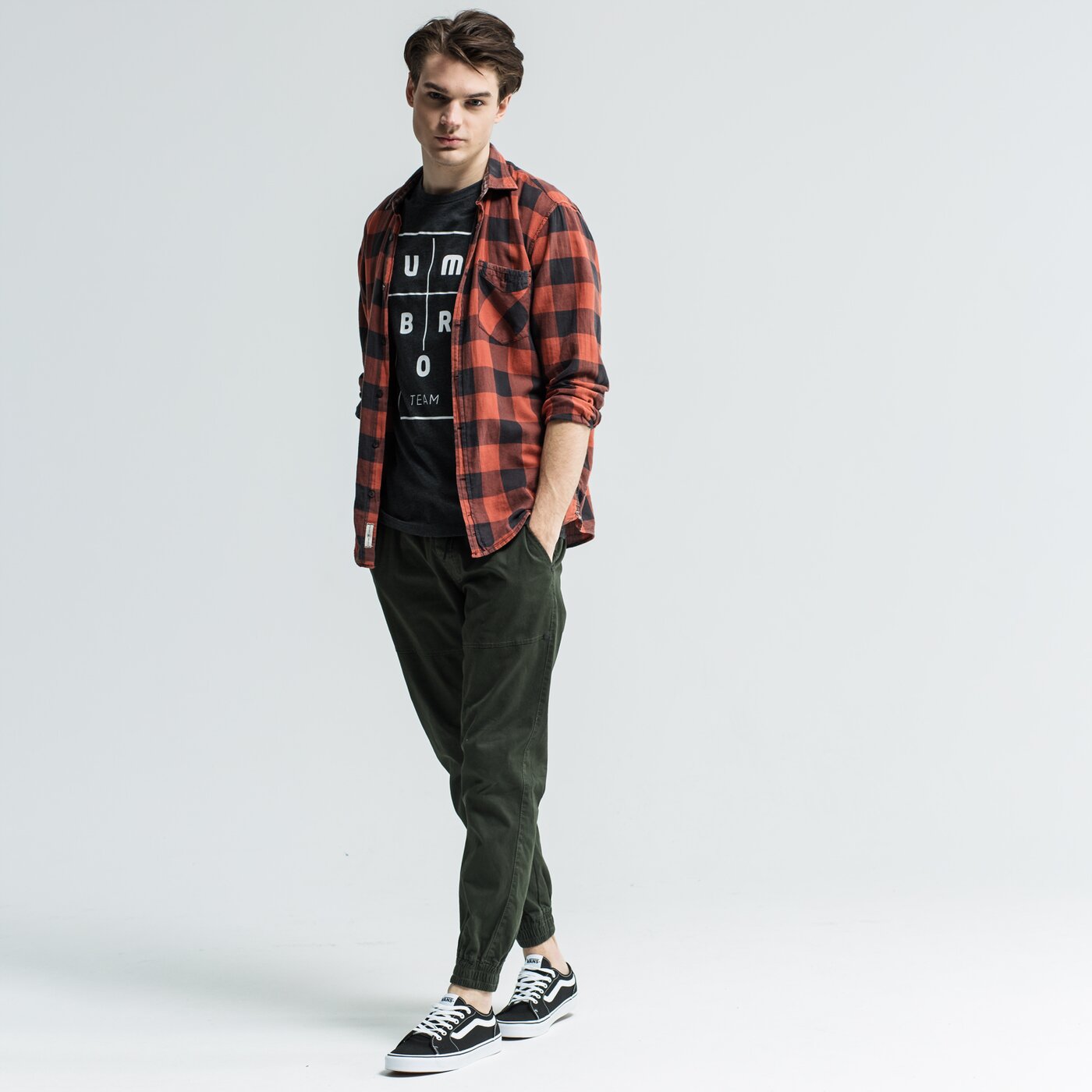 Koszulka męska UMBRO T-SHIRT SS UMTERO ul19tsm36001 kolor szary