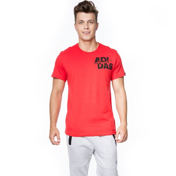 Koszulka męska ADIDAS T-SHIRT ADI PACK 2IN1 ay7235 kolor czerwony