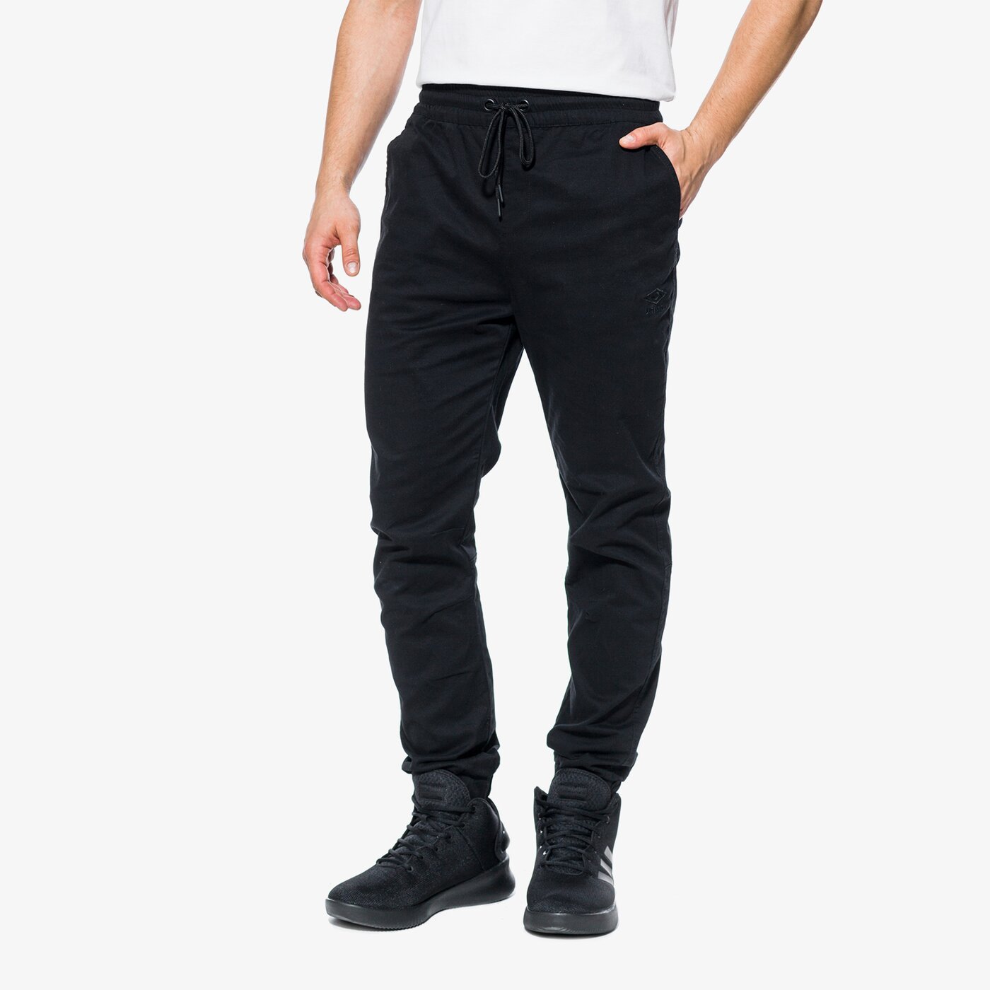 Spodnie dresowe męskie UMBRO SPODNIE BEECH ul18spm03001 kolor szary