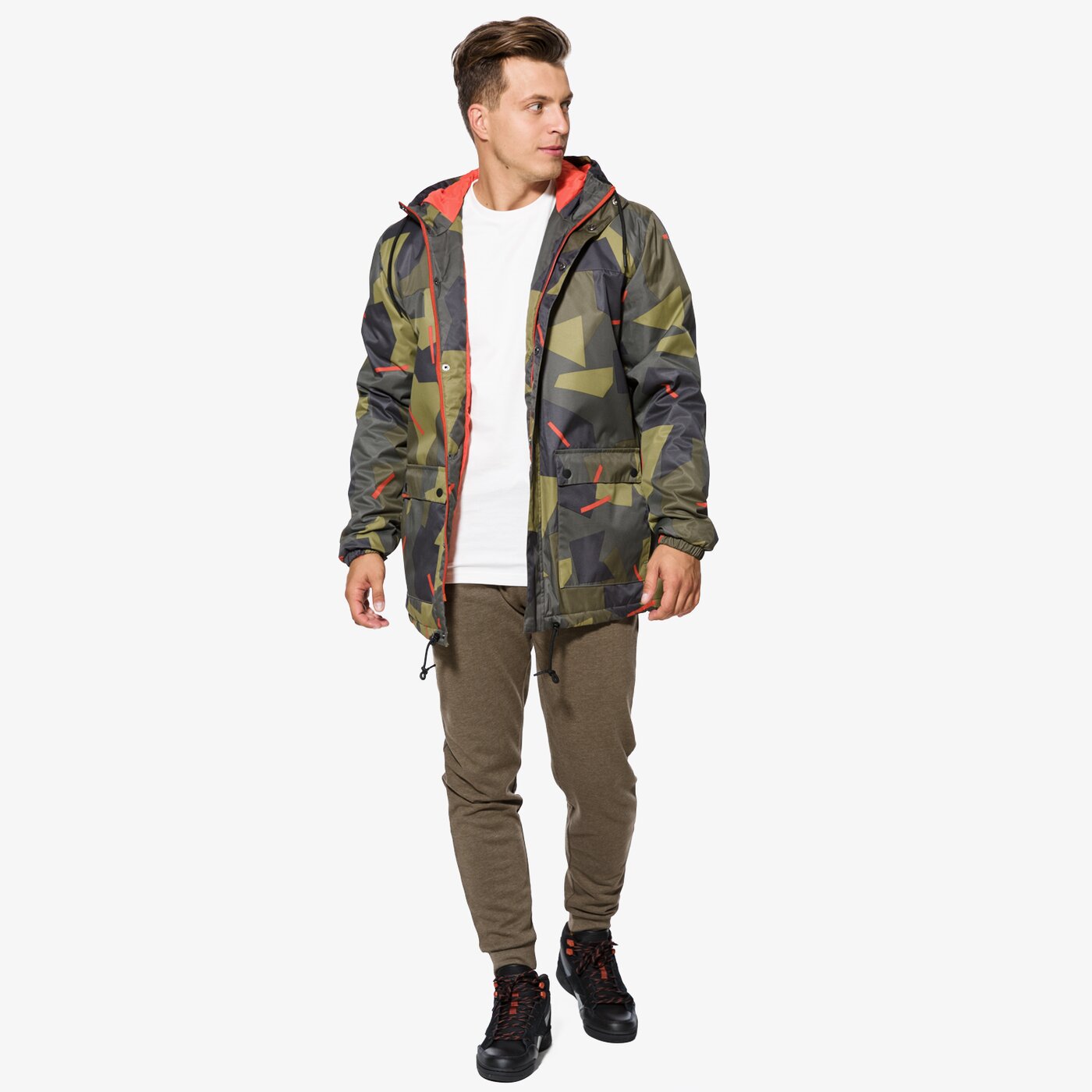 Kurtka zimowa męska UMBRO KURTKA MODERNA ul37kum22001 kolor khaki