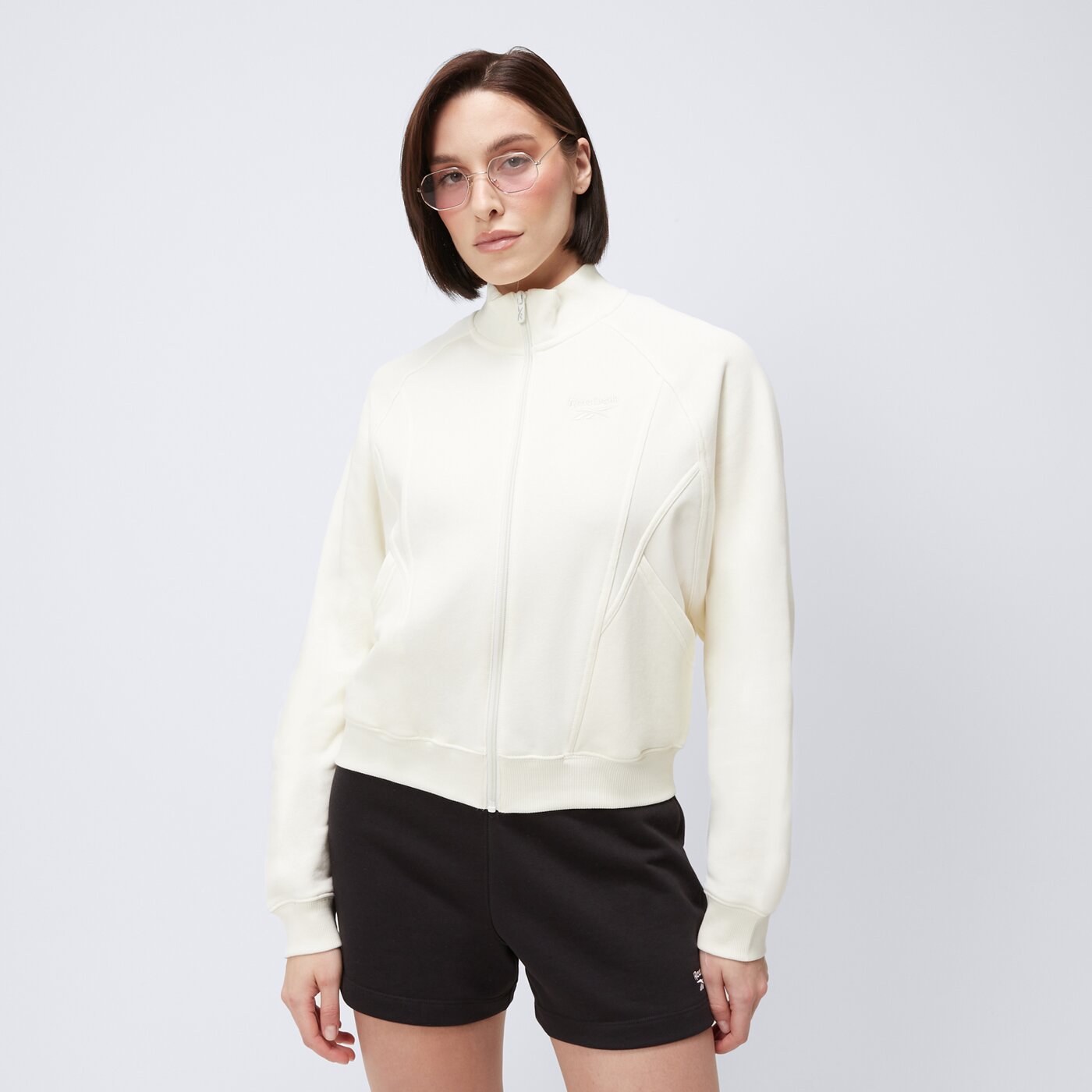 Bluza damska REEBOK BLUZA ROZPINANA ICON ELEMENTS FT FZ 100214105 kolor biały