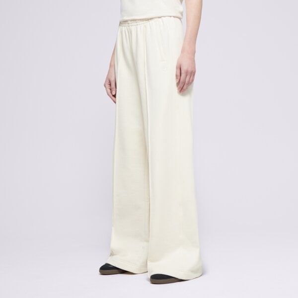 Spodnie dresowe damskie ADIDAS SPODNIE WIDE LEG PANT iz0292 kolor biały