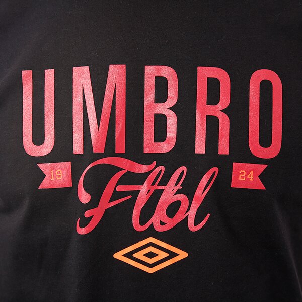 Koszulka męska UMBRO T-SHIRT GRPHC FTBL TEE 62513u060 kolor czarny