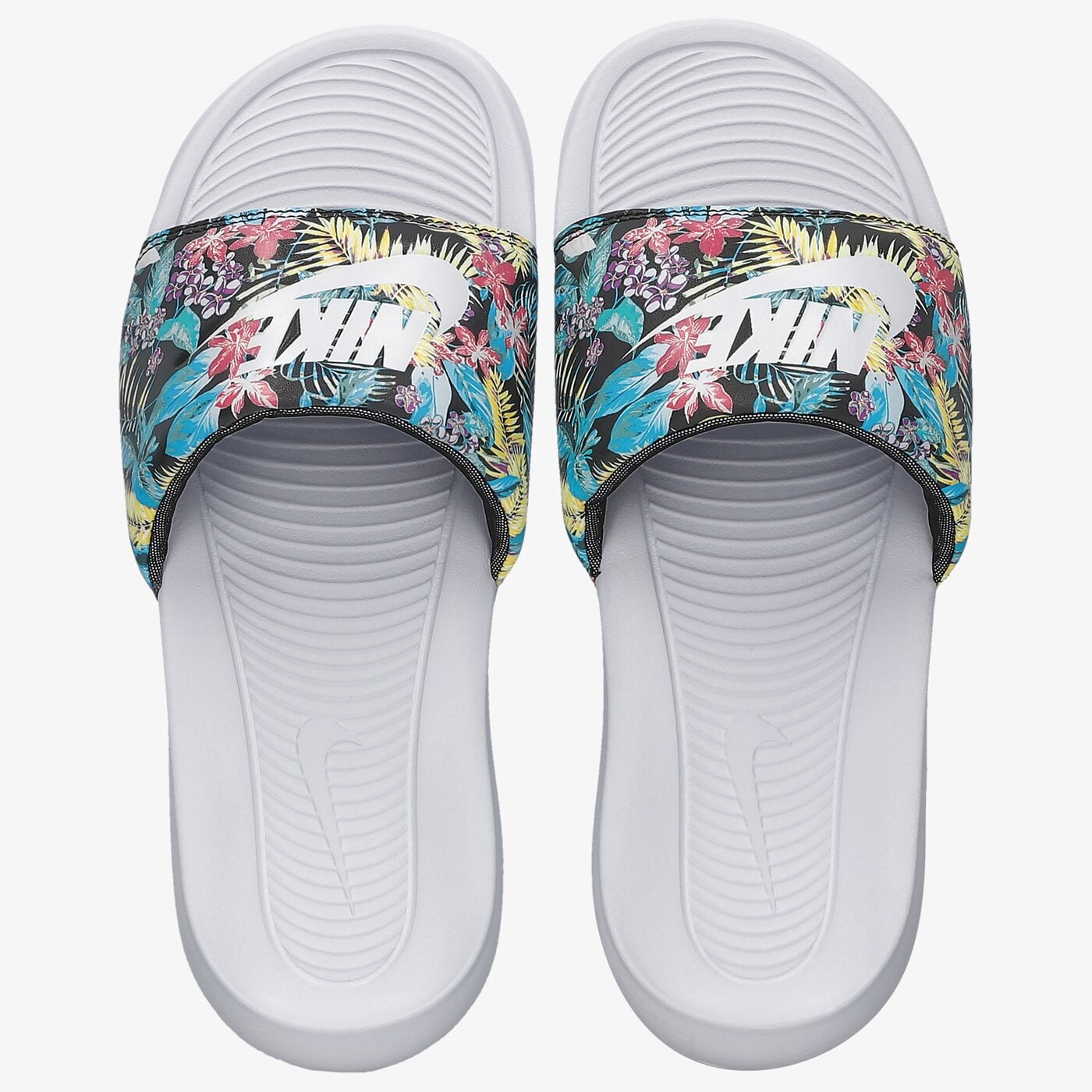 Klapki damskie NIKE VICTORI PRINT cn9676-005 kolor biały