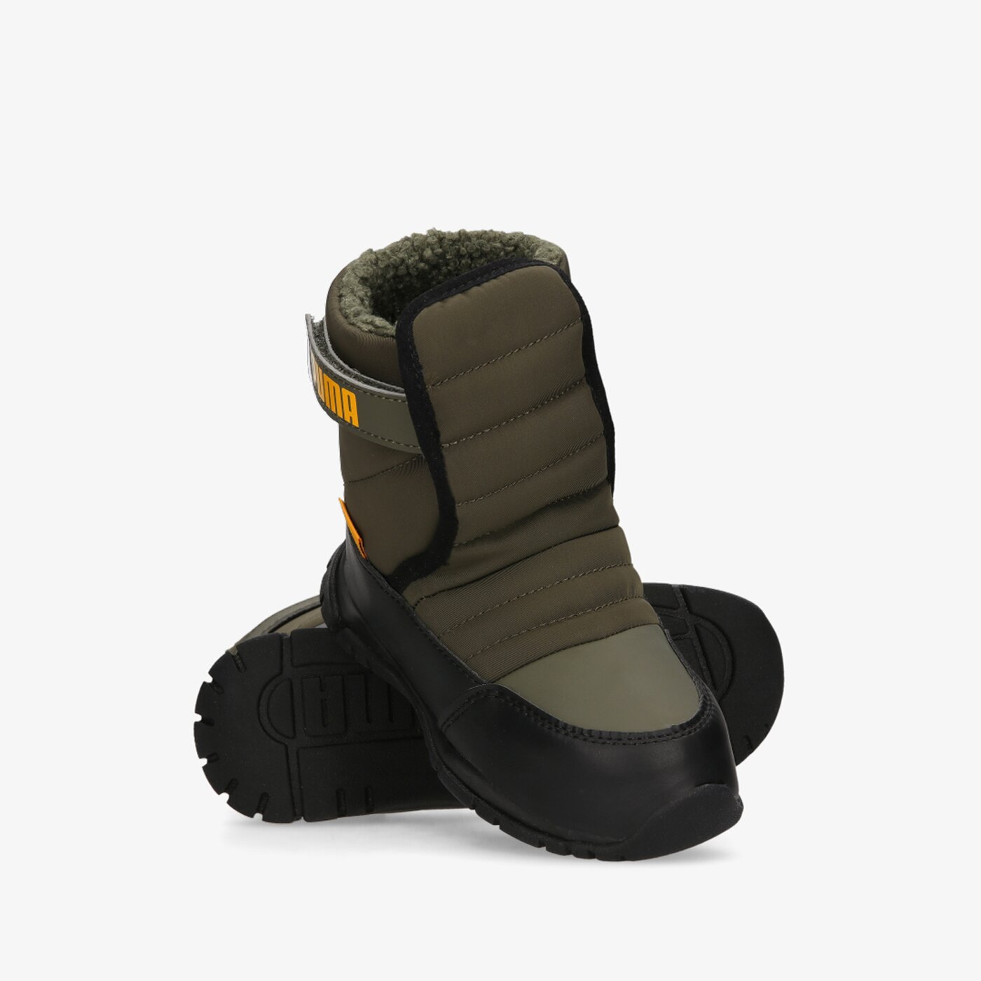 Buty trekkingowe dla dzieci PUMA NIEVE BOOT WTR AC INF 38074602 kolor khaki