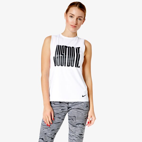 Top damski NIKE TANK JDI MUSCLE aq8110100 kolor biały