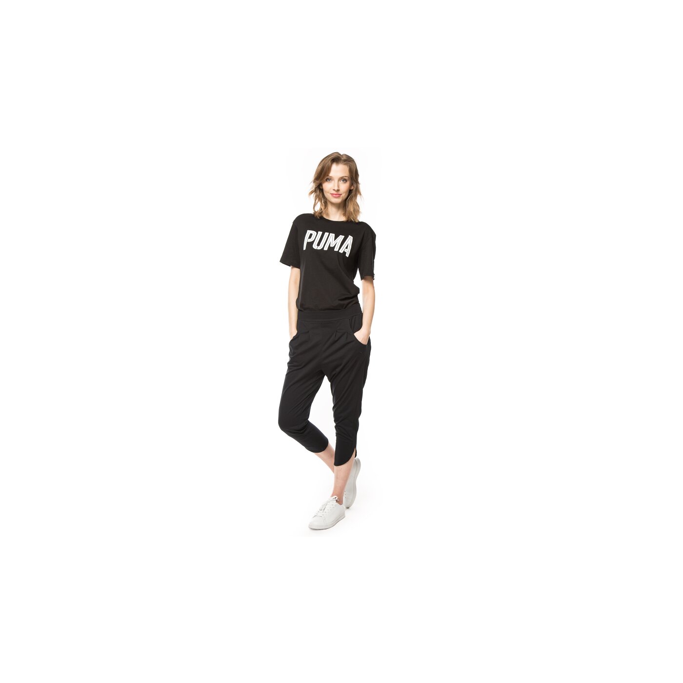 Koszulka damska PUMA T-SHIRT STYLE SWAGGER 83634701 kolor czarny