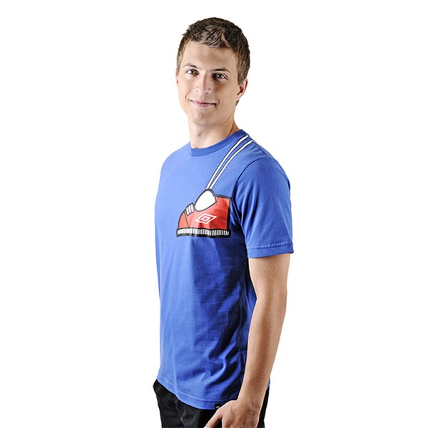 Koszulka męska UMBRO T-SHIRT SHOE GRAPHIC TEE TRUE BLUE SS 60949u6nc 