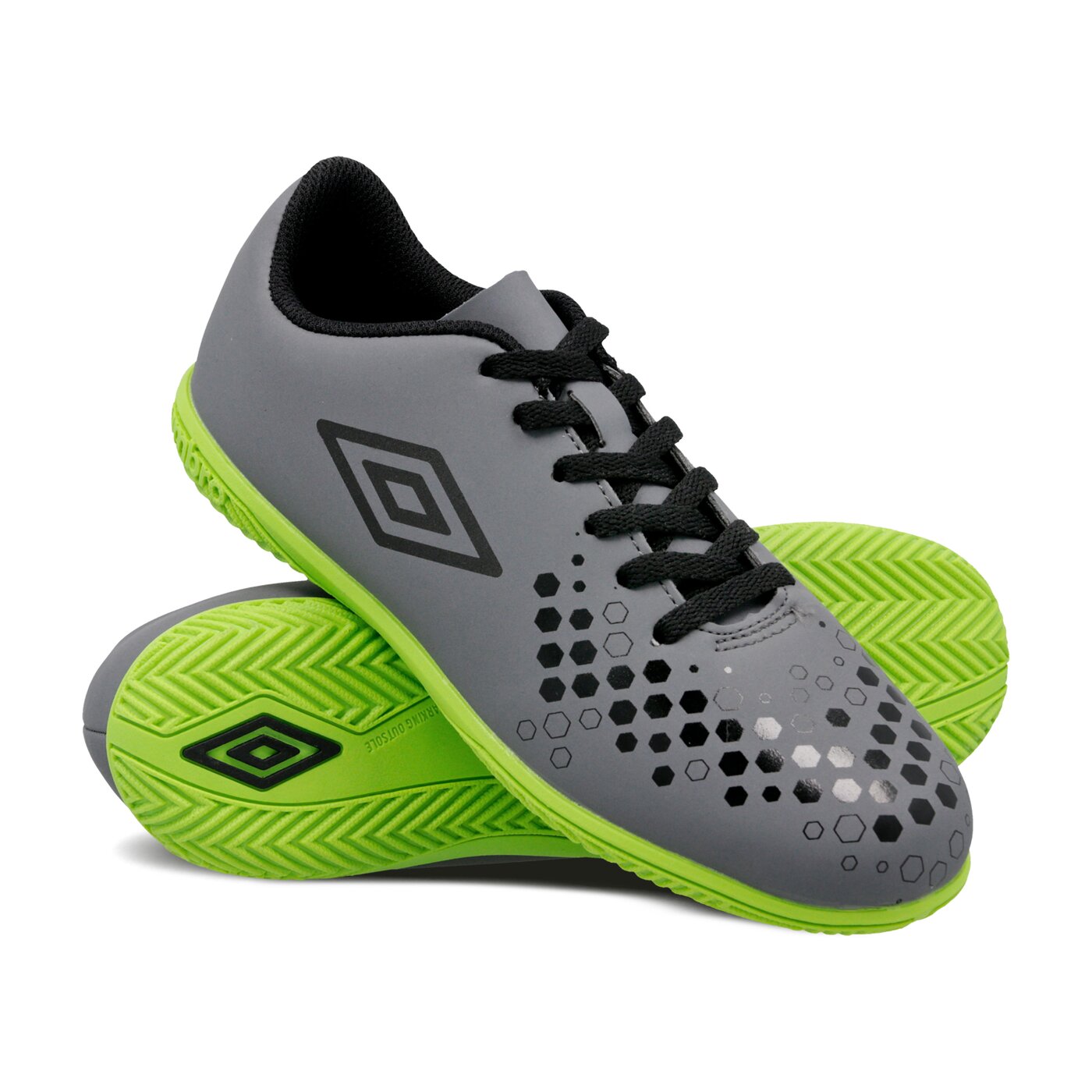 Buty piłkarskie dla dzieci UMBRO ACCURE IC - JNR 81440ugkn kolor szary