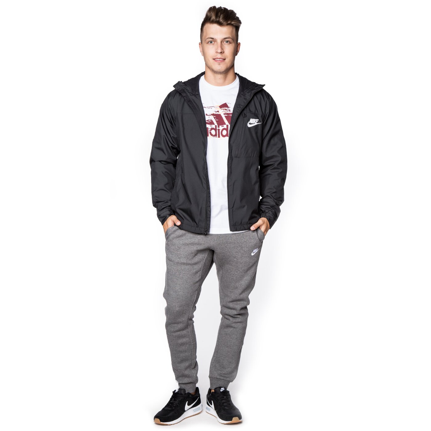 Koszulka męska ADIDAS T-SHIRT ESS LOGO ay7172 kolor biały