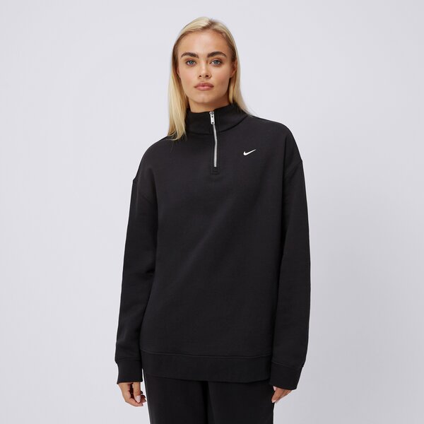 Bluza damska NIKE BLUZA W NSW FLC QZ GLS GYM LIFE fz4633-010 kolor czarny