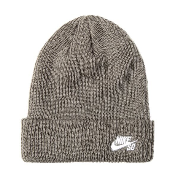 Czapka zimowa damska NIKE CZAPKA ZIMOWA SB FISHERMAN BEANIE BEANIE BEANIE 628684037 kolor szary