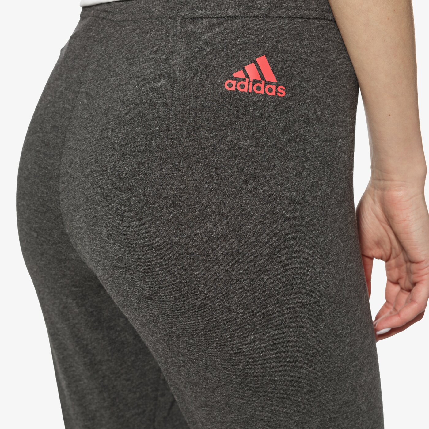 Spodnie dresowe damskie ADIDAS LEGGINGS ESS LIN cf8869 kolor szary