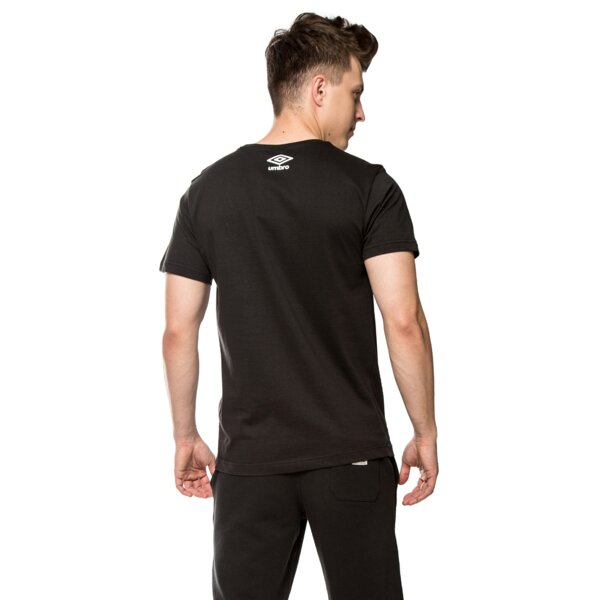 Koszulka męska UMBRO T-SHIRT LASO ul16tsmpr056 kolor czarny