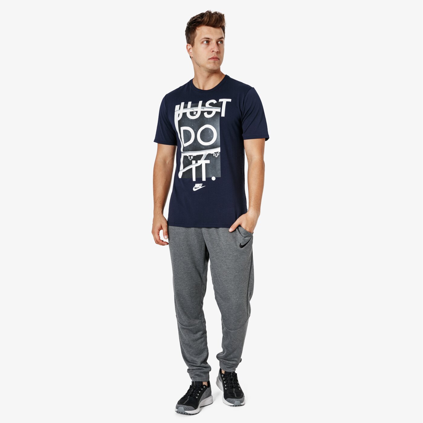 Koszulka męska NIKE T-SHIRT SS JDI+ 1 aa6419-451 kolor niebieski