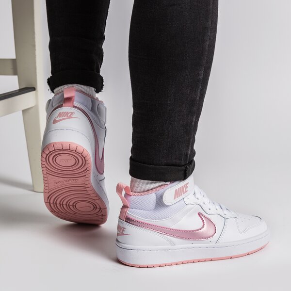 Buty dziecięce NIKE COURT BOROUGH MID 2 cd7782-105 kolor biały