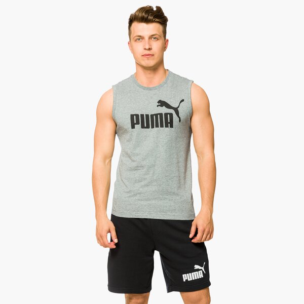 Tank top męski PUMA TANK ESS NO1 SL TEE 83824003 kolor szary