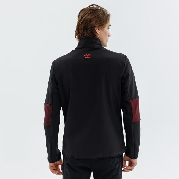 Kurtka zimowa męska UMBRO KURTKA SOFTSHELL REGIS ul321kum17001 kolor czarny