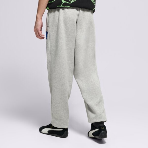 Spodnie dresowe męskie PROSTO SPODNIE SWEATPANTS GHOTIC P GRAY kl252mpan4091 kolor szary