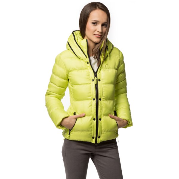 Kurtka zimowa damska LOTTO KURTKA WINT lo35kud03001 kolor żółty