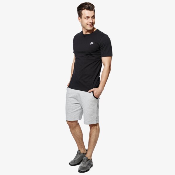 Koszulka męska NIKE T-SHIRT SS M NSW TEE CLUB EMBRD FTRA 827021-011 kolor czarny