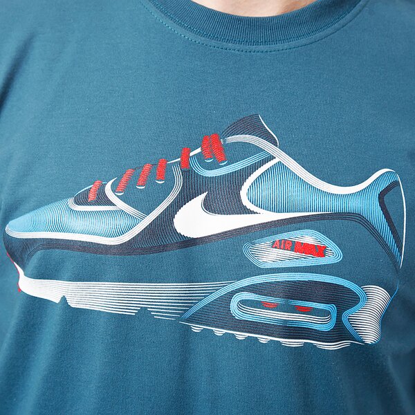 Koszulka męska NIKE T-SHIRT TEE-AIR MAX 589774388 kolor zielony