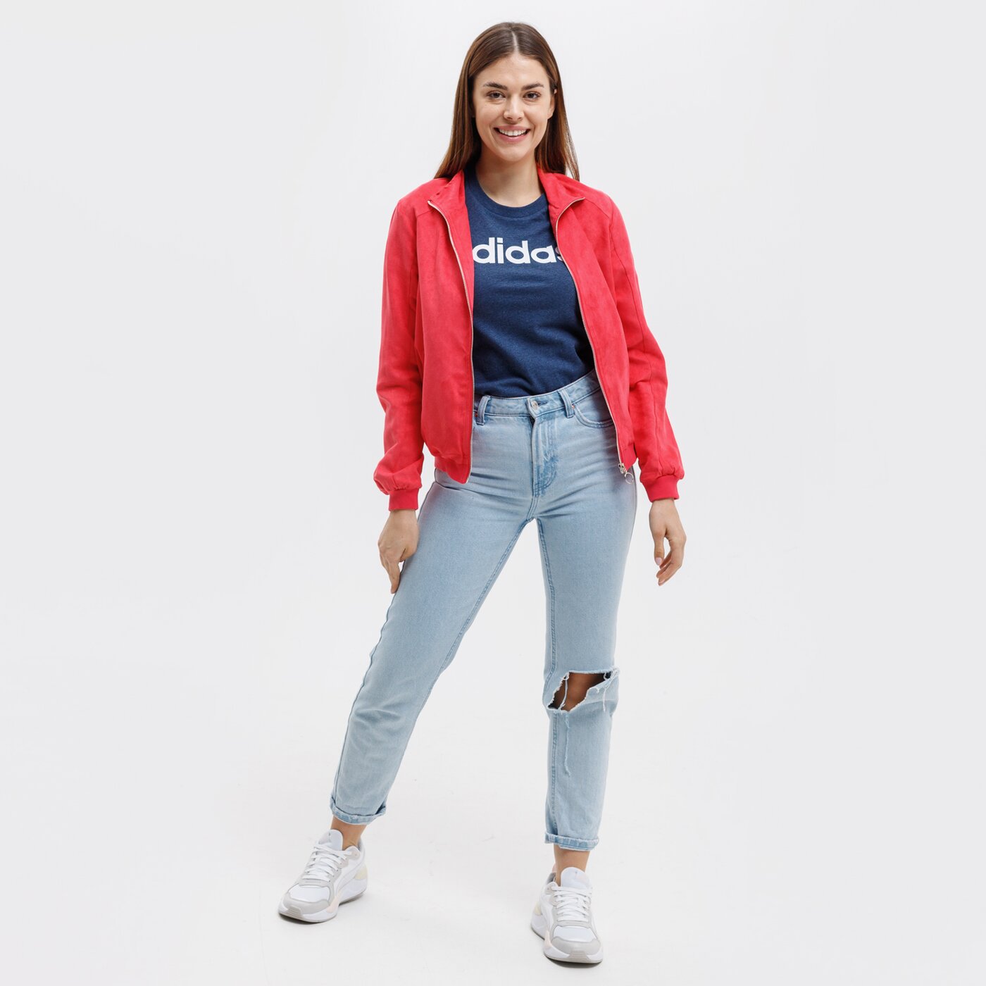 Koszulka damska ADIDAS T-SHIRT W LIN T gl0774 kolor granatowy