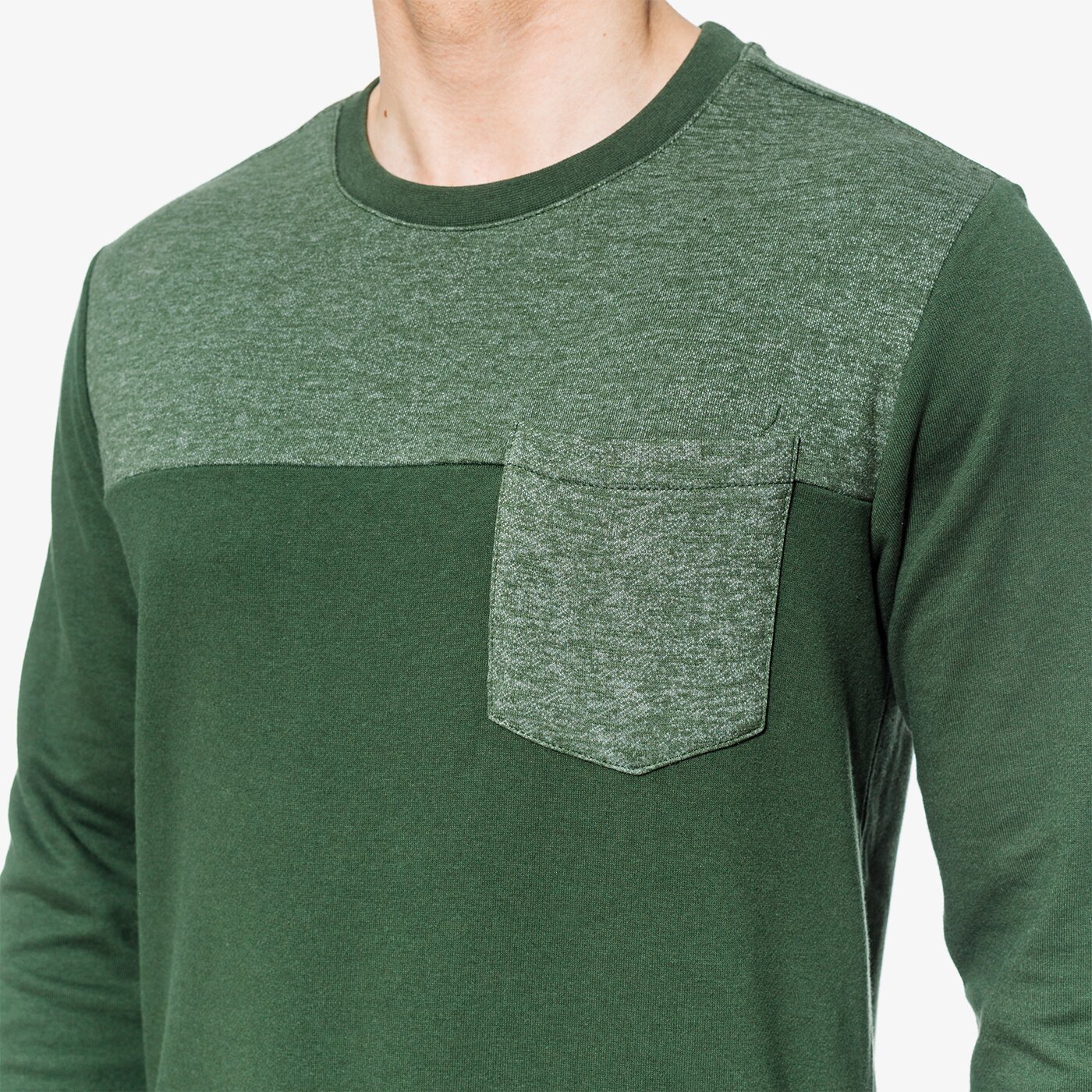 Bluza męska FEEWEAR BLUZA LOUIS fw18blm19001 kolor zielony