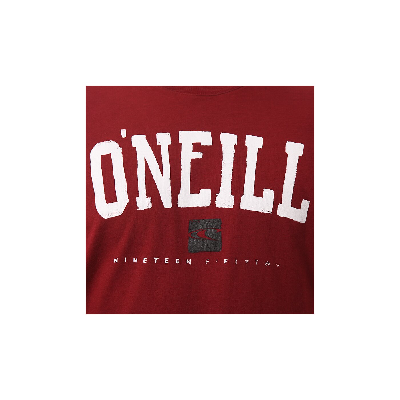 Koszulka męska O'NEILL T-SHIRT 101 S/SLV TEE 4036083055 kolor bordowy