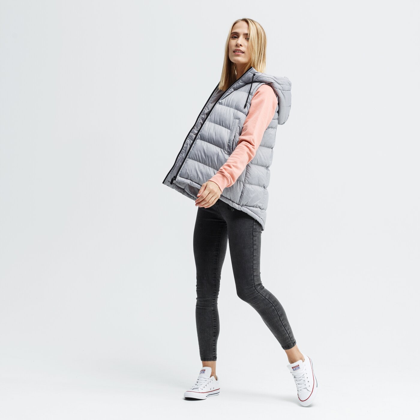 Bezrękawnik damski FEEWEAR BEZRĘKAWNIK PAPAYA fw39kad02001 kolor szary