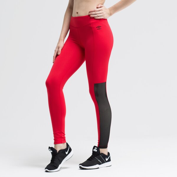Spodnie dresowe damskie UMBRO LEGGINGS ROTOTO ul39spd08001 kolor czerwony
