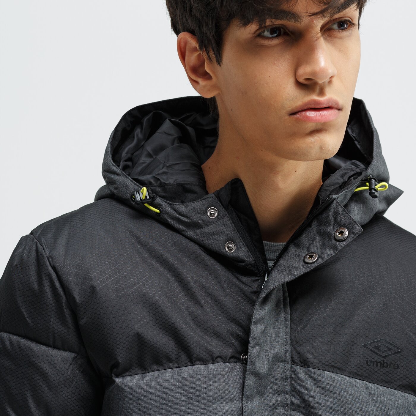 Kurtka zimowa męska UMBRO KURTKA ZIMOWA ALEC ul39kum01001 kolor szary